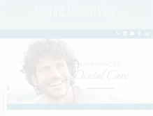 Tablet Screenshot of capitaldentalcare.net